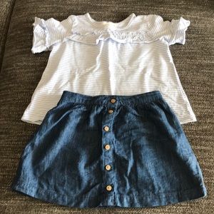 COPPER KEY toddler top and skirt